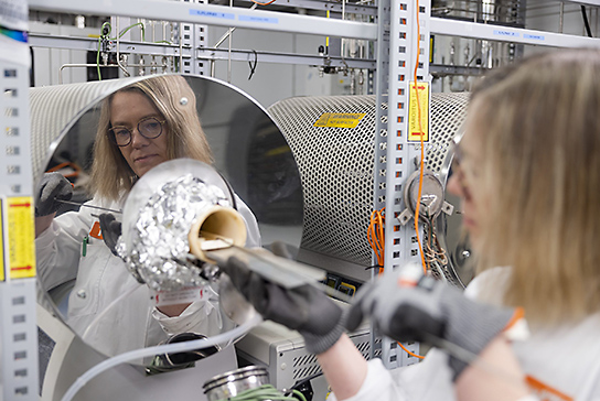 High temperature laboratory at VTT